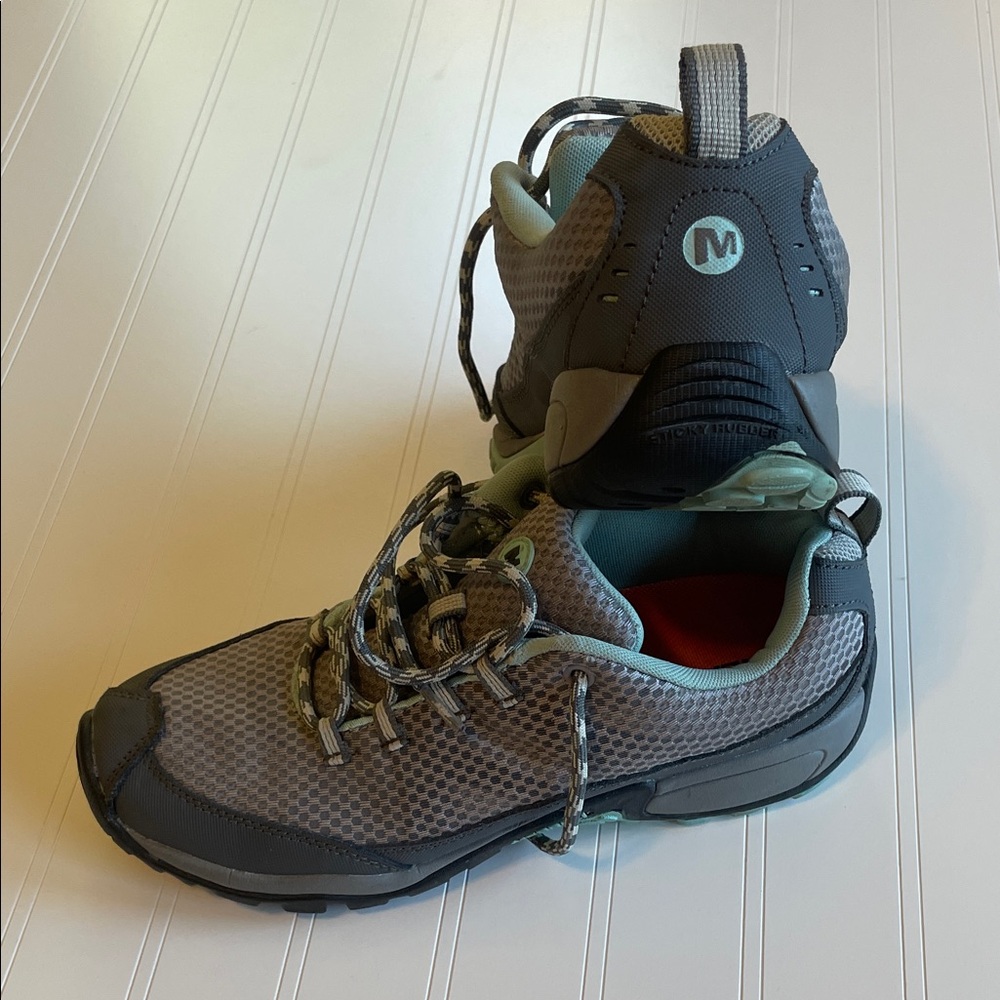 Merrell Gray and Green Athletic Shoes Women’s 9.5 EUR 40.5 - Picture 6 of 8